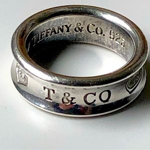 Tiffany and Co. silver signature Ring